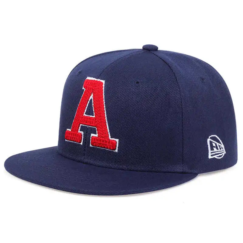 Unisex A Letter Embroidery Hip Hop Hat