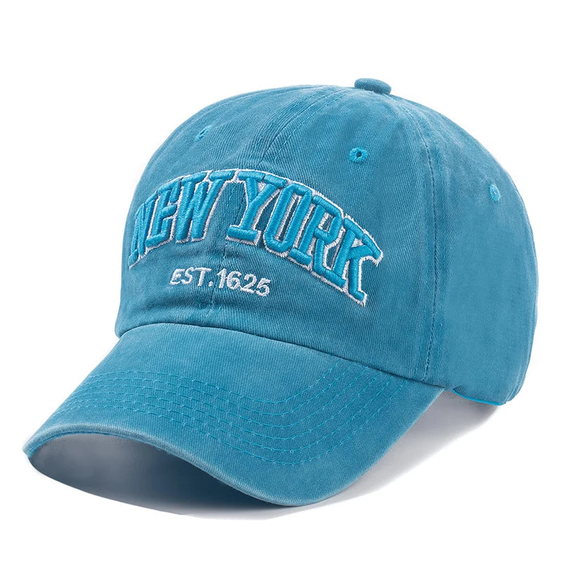 New York Washed Cotton Cap Baseball Caps