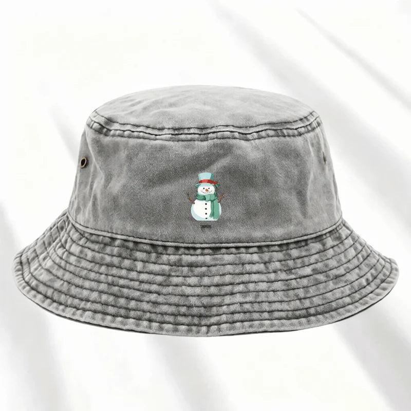 Vintage Minimalist Washed Bucket Hat