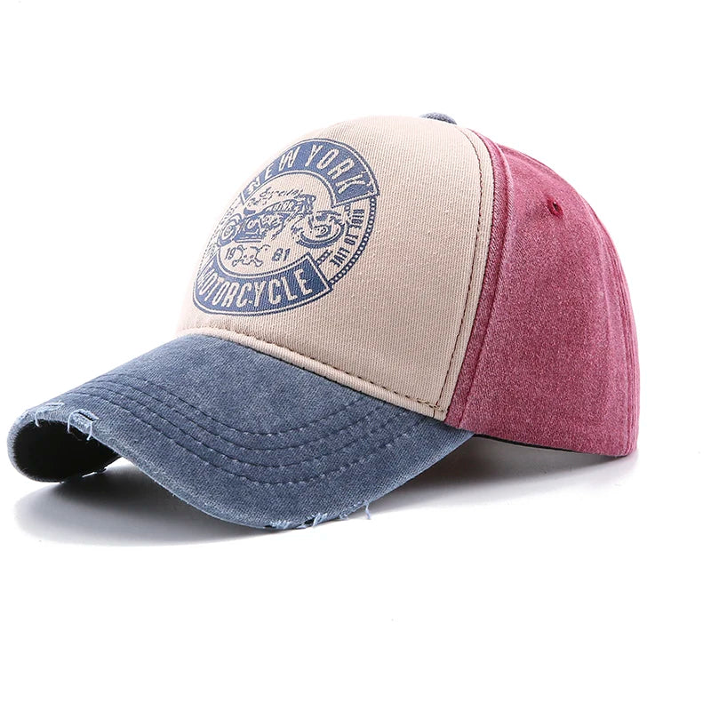 American Washed Cotton Baseball Caps Spring
