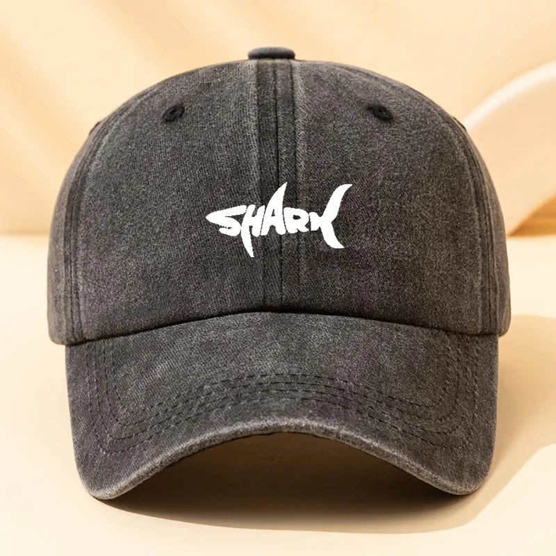 Fashionable Shark Print Baseball Cap