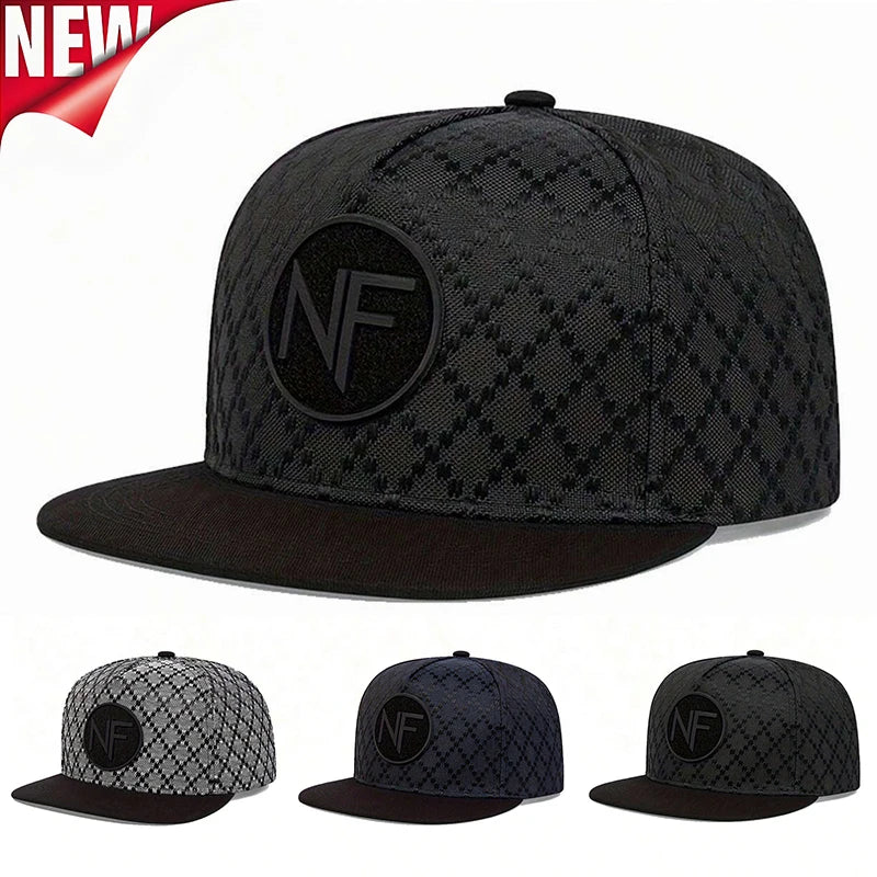 Men's Fashion NF Letter Embroidered Snapback Cap