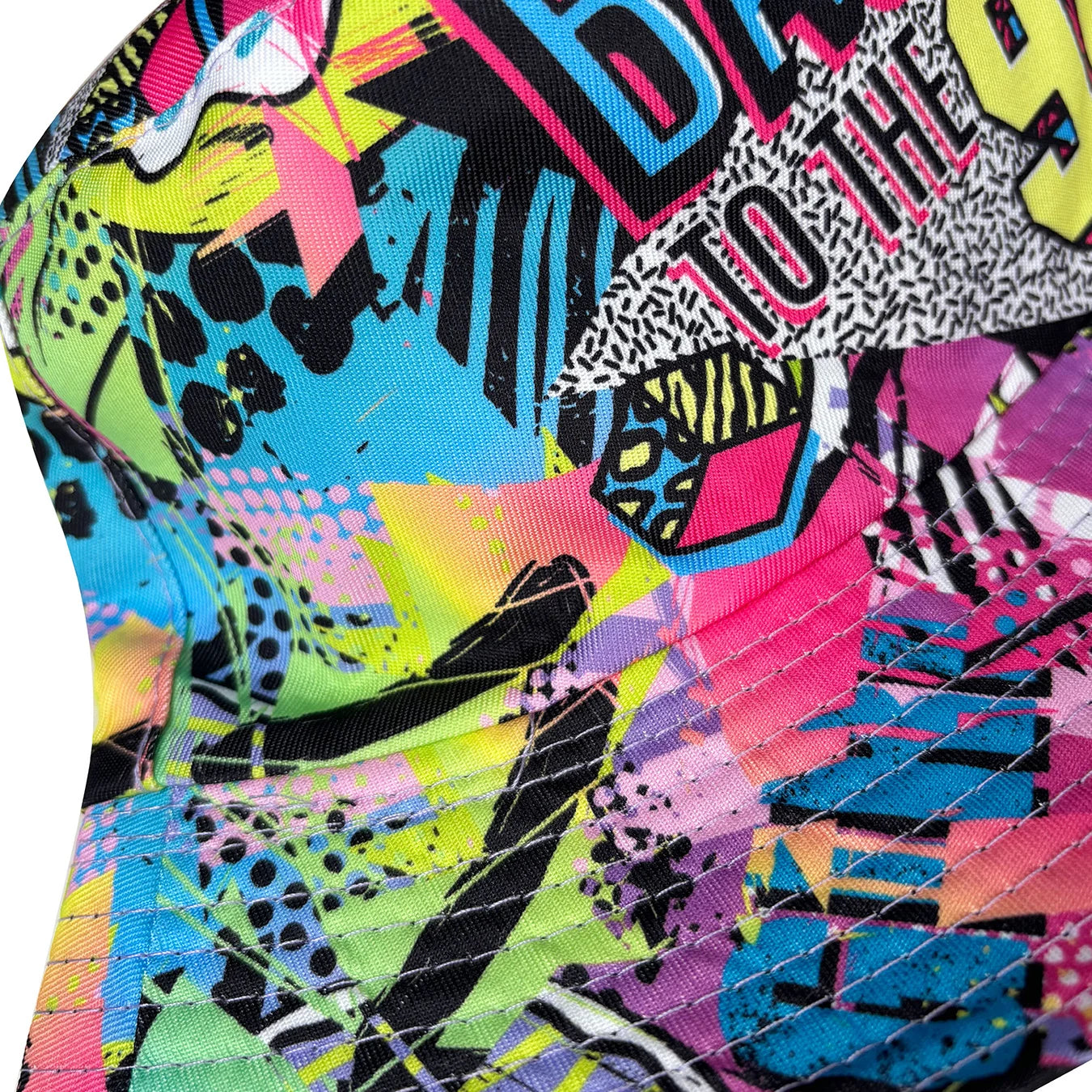 Abstract Graffiti Art Back 90S Colorful Printed Bucket Hat