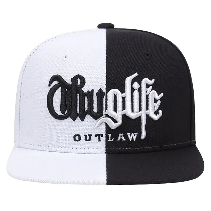 Fashion Fastball CAP ThugLife Embroidery HipHop Baseball Cap Snapback Hat