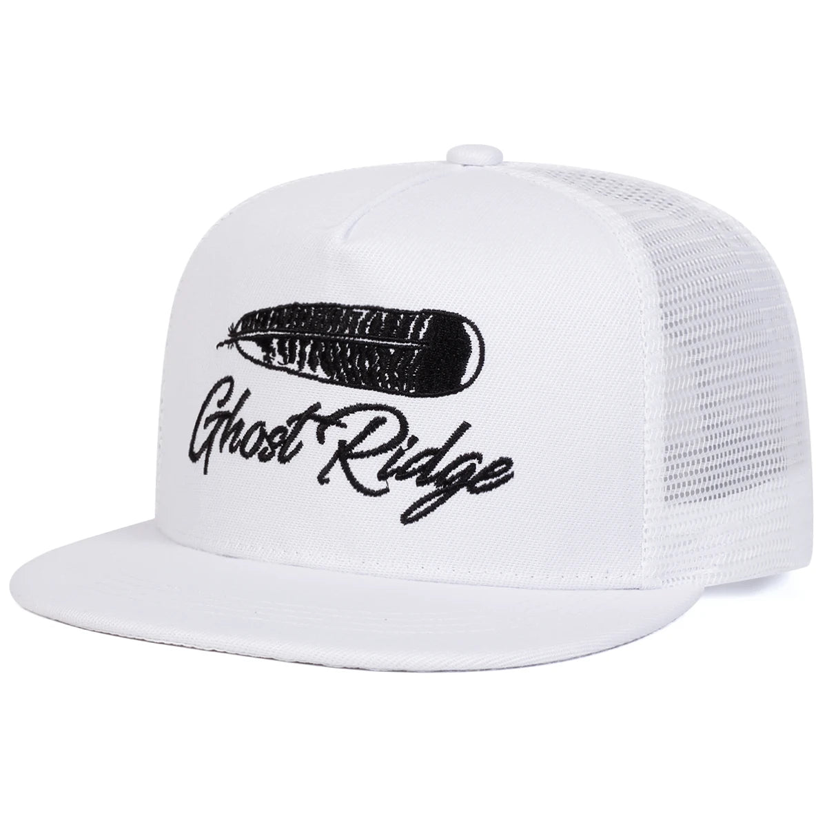 Unisex GHOST RIDGE Letter Embroidery Hip-hop Net Hats Snapback Caps