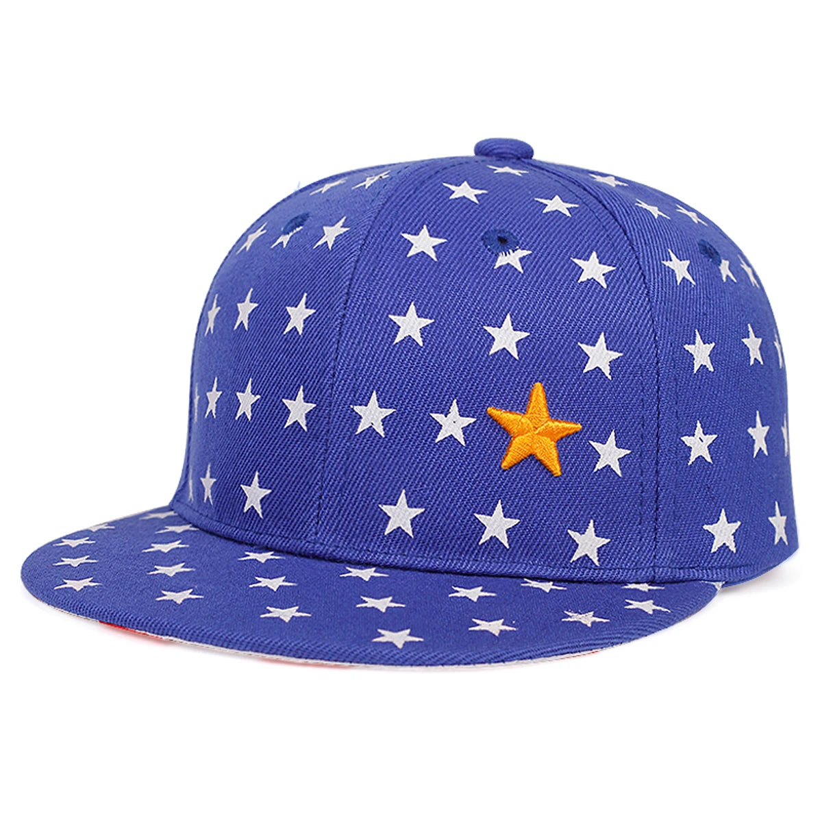Children Five Pointed Star Embroidery Baseball Caps