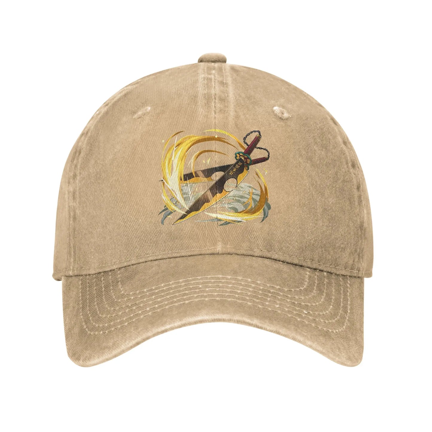 Pure Color Dad Hats Sound Baseball Caps Demon Slayer