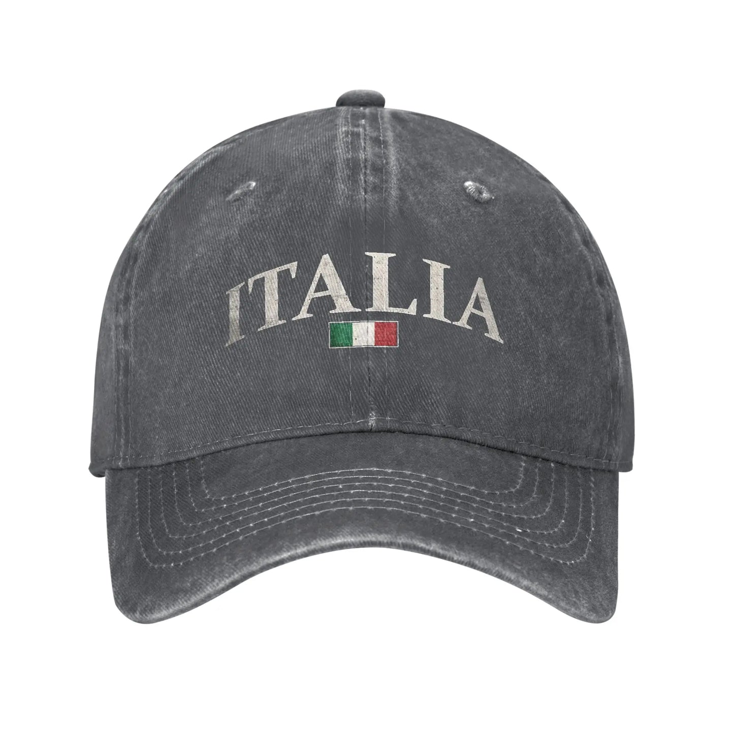 Italia Vintage Italy Flag Italian Casual Baseball Cap