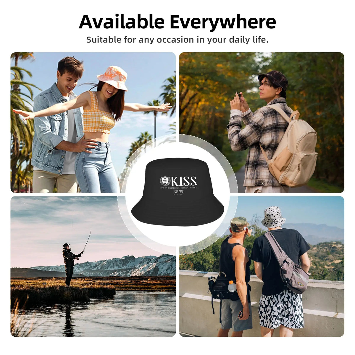 Kiss xo kitty Bucket Hat