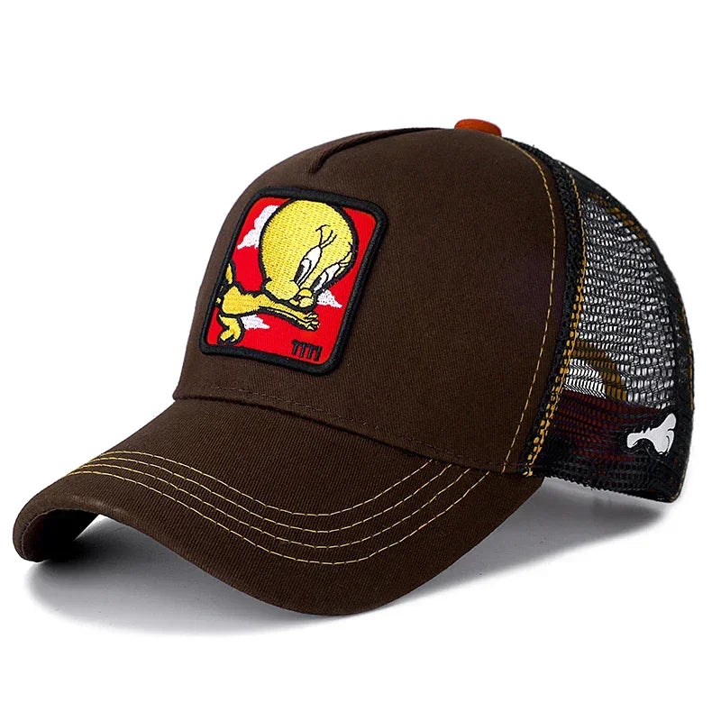 2New High Quality Brand Anime Cartoon Snapback Cotton Baseball Cap Men Women