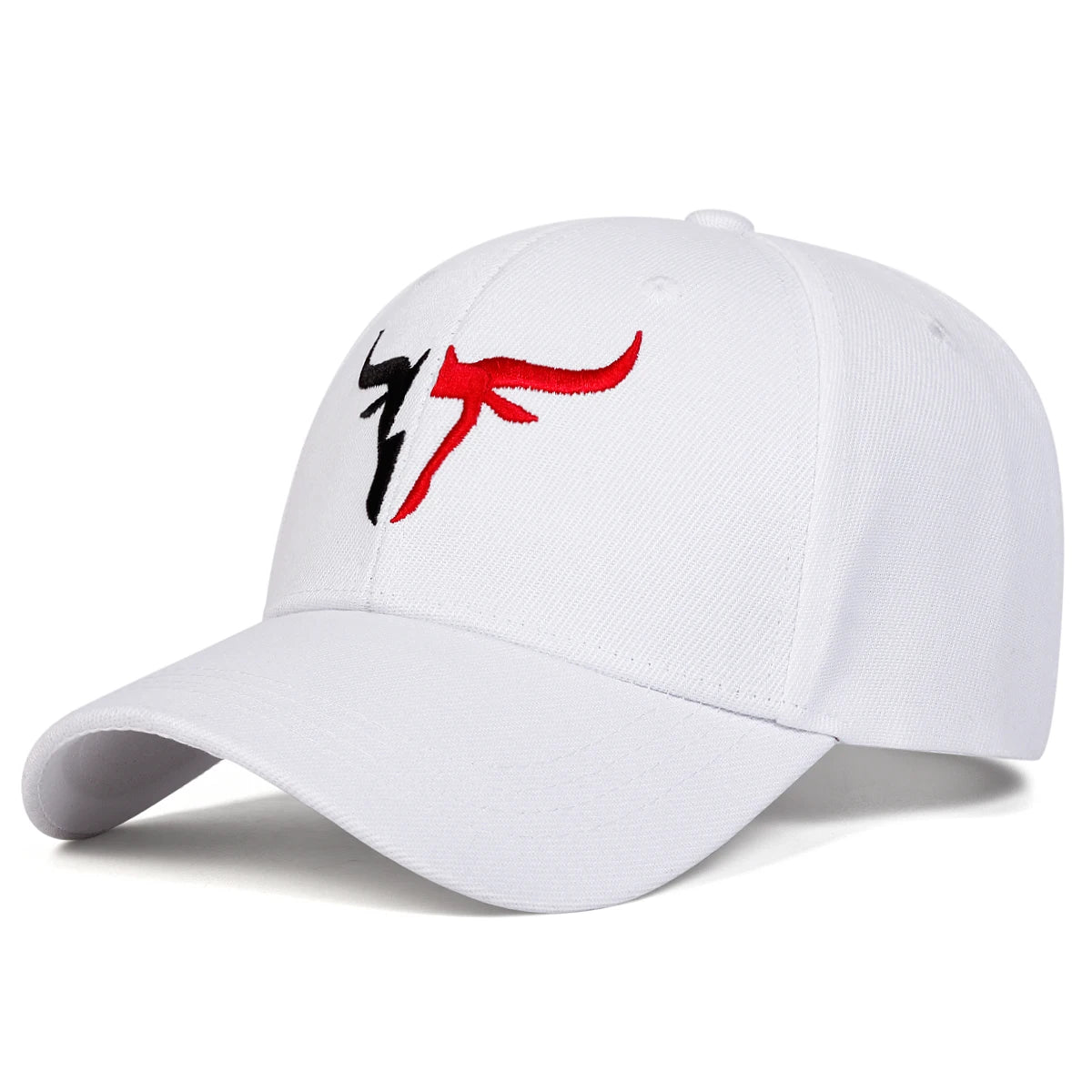 Unisex Personalized Bull Head Embroidery Baseball Caps