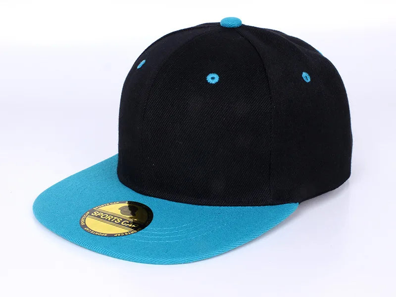 Unisex Flat Brim Snapback Hat For Men Women