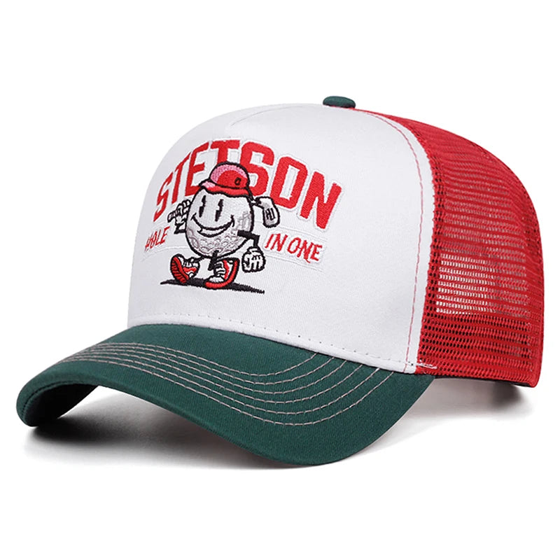 Fashion New Baseball Hat Snowman Embroidery Truck Hat