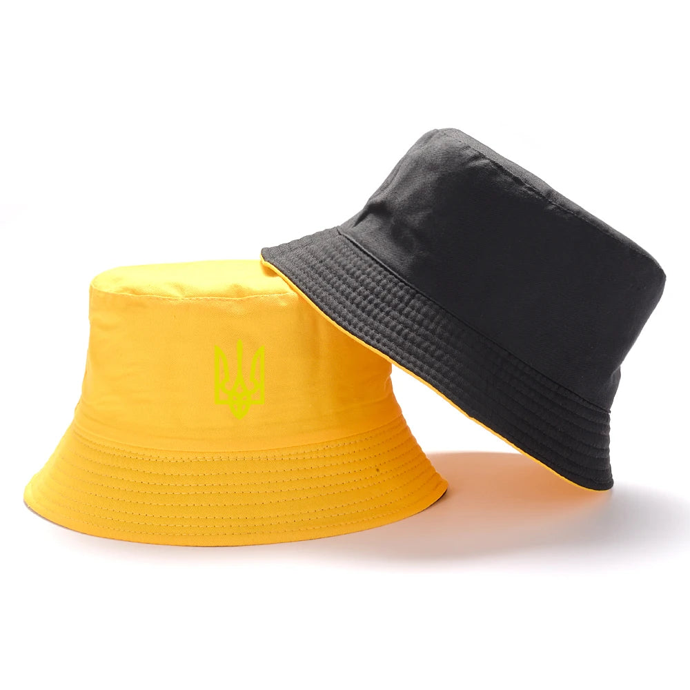 Blue Butterfly Harajuku Bucket Hat Casual Beach Sun Hat Panama Hat