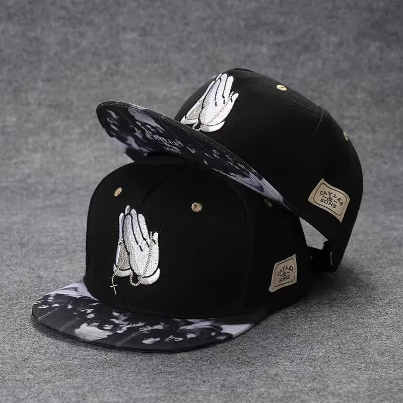 American Flag Embroidery Hip-hop Hats Snapback Caps