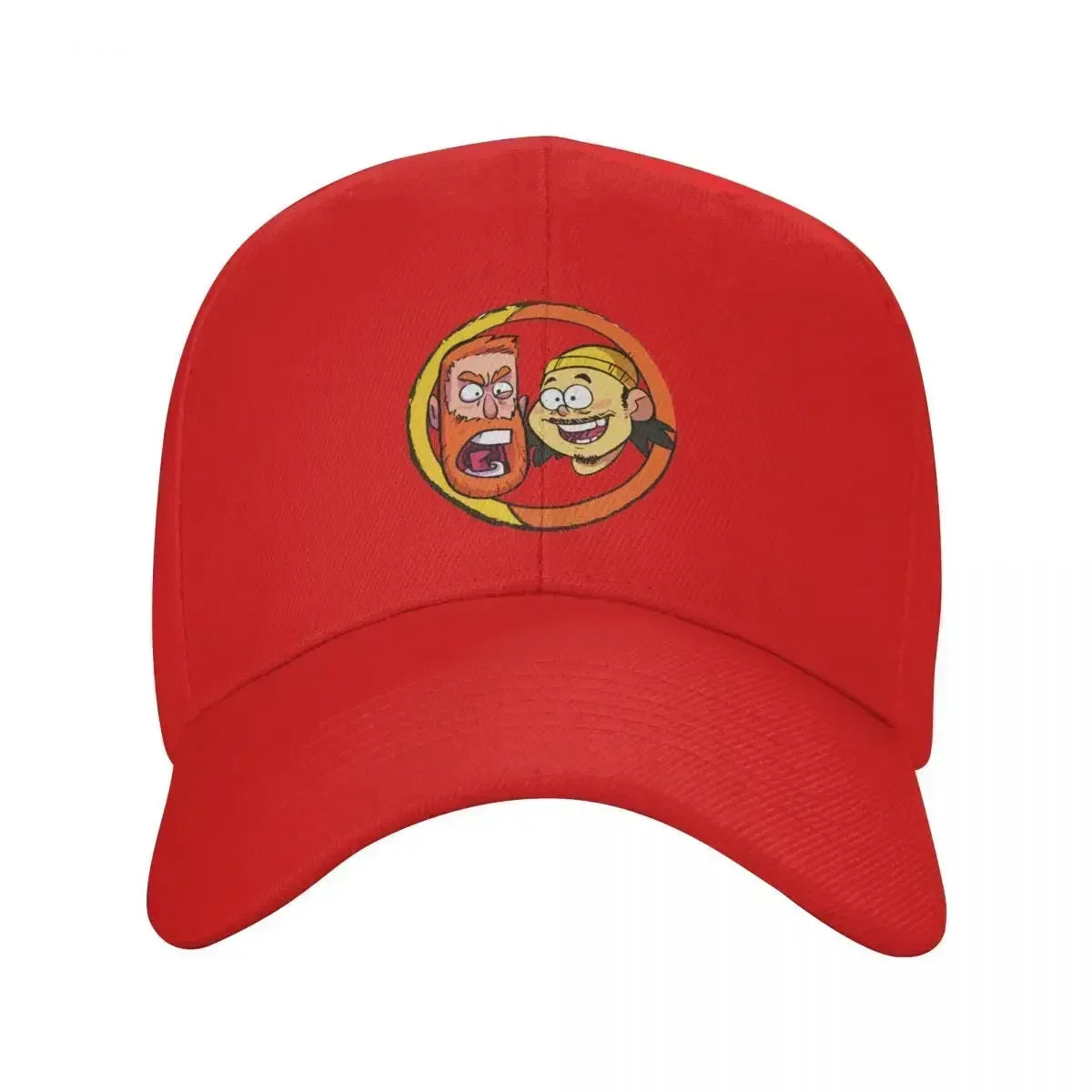Bad Friends Andrew Santino Circle Design Baseball Cap