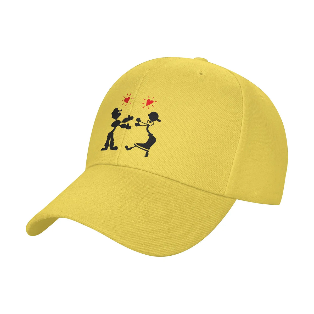 Fashion Popeyes And Olive Oyl Curved Brim Baseball Cap