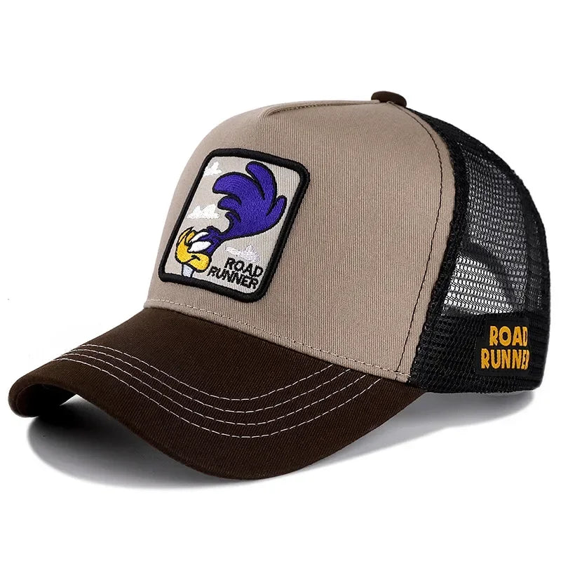 2New High Quality Brand Anime Cartoon Snapback Cotton Baseball Cap Men Women