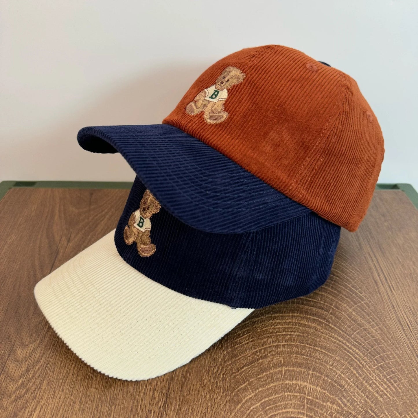 Adorable Teddy Bear Embroidery Baseball Hats Outdoor