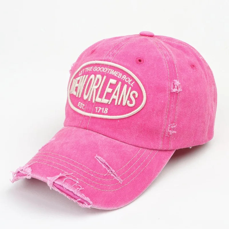 Unisex Washed Cotton Baseball Cap