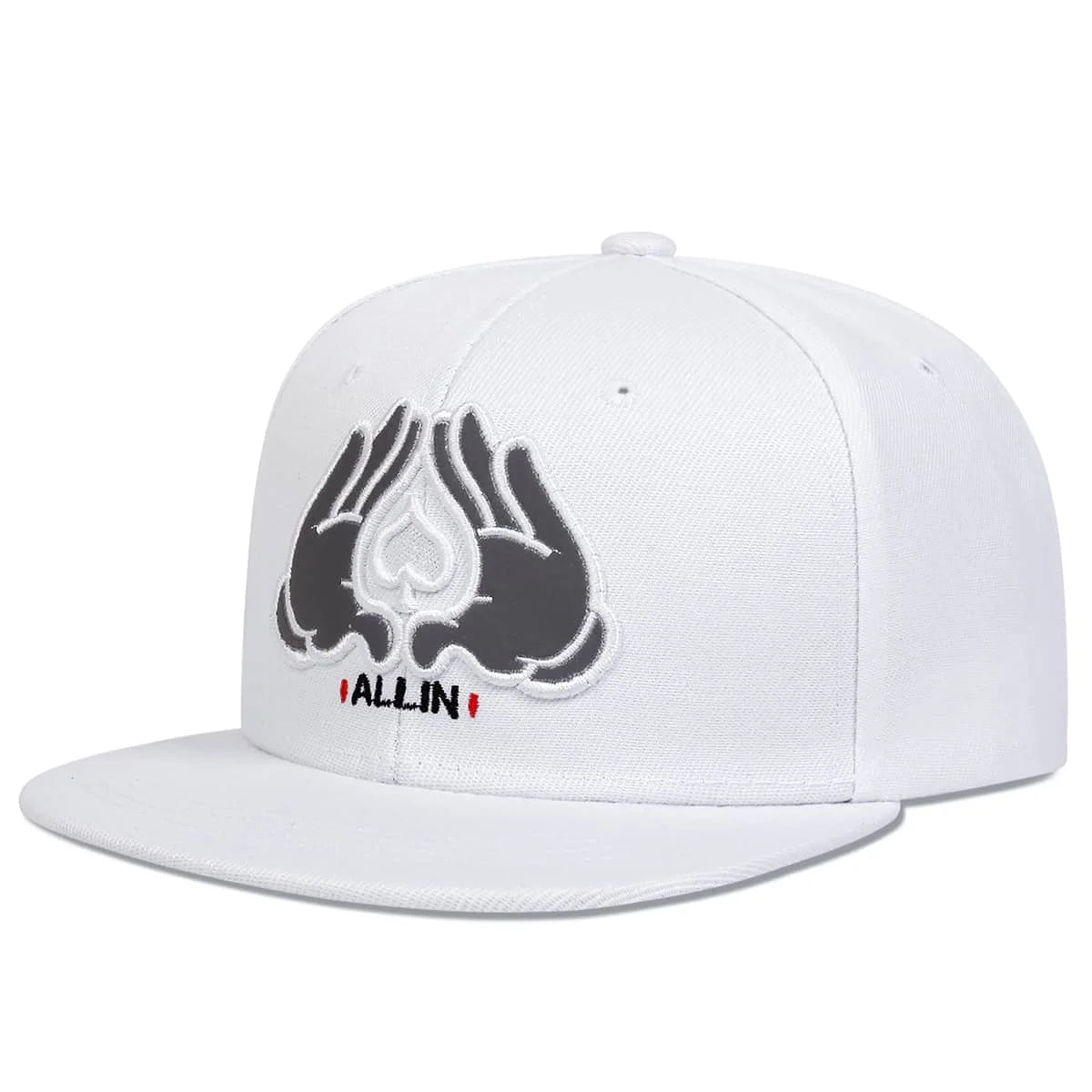 Fashion ALL IN Embroidery Baseball Cap Brooklyn Black Snapback Hat For Men Women Cap Bone