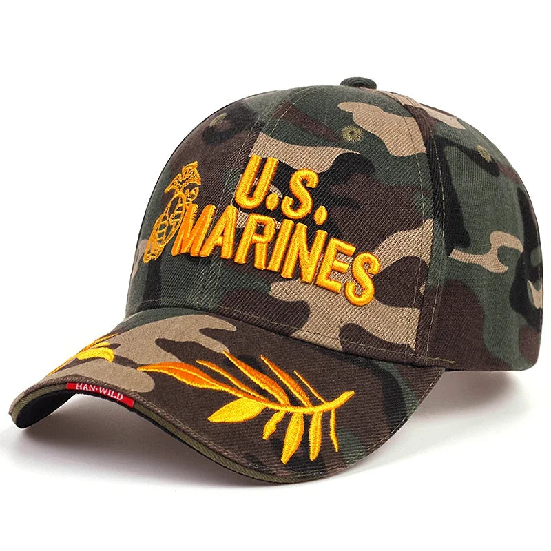 US Letter Snapack Embroidery Snapback Baseball Caps