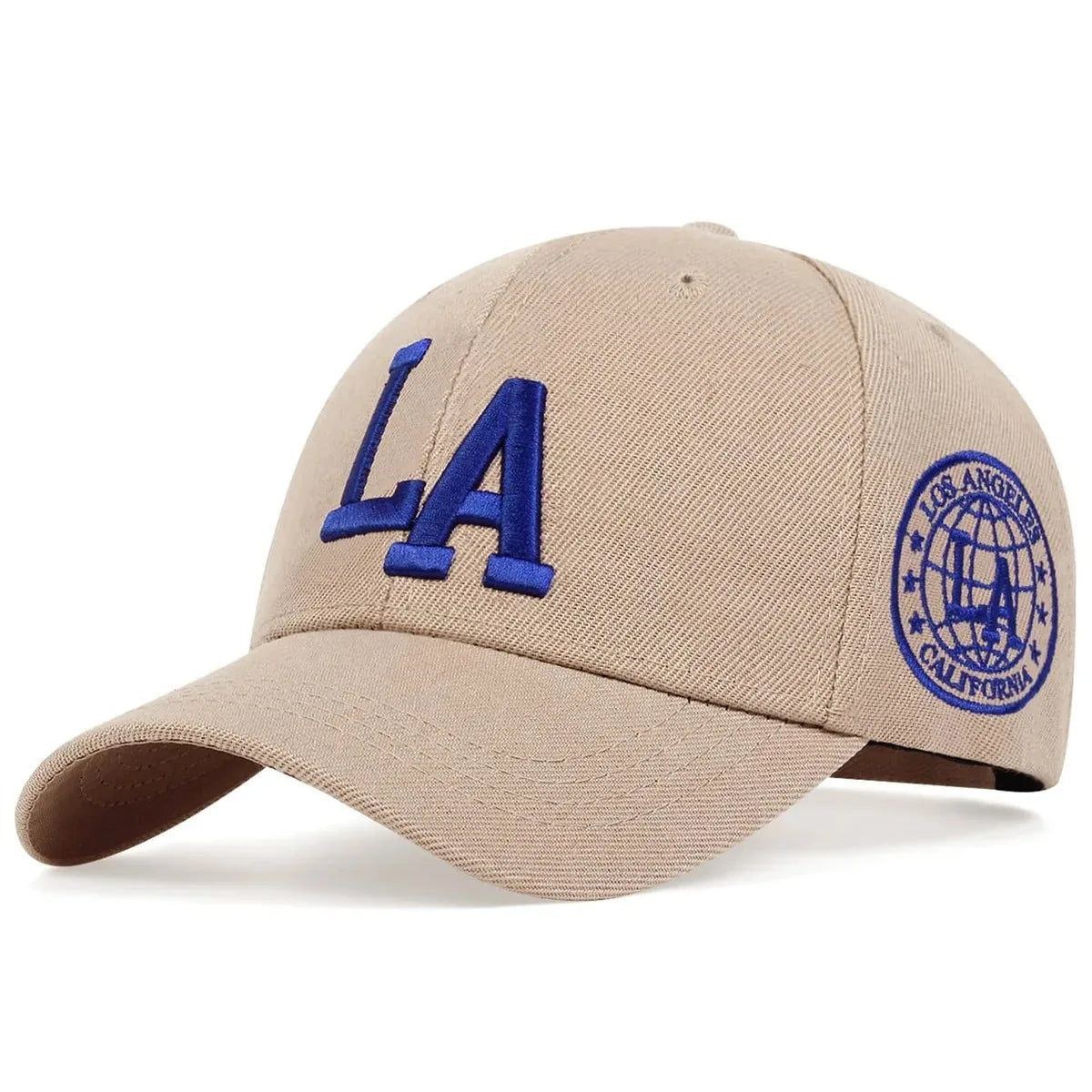 Unisex LA Letter Embroidery Baseball Caps Sunscreen Hat