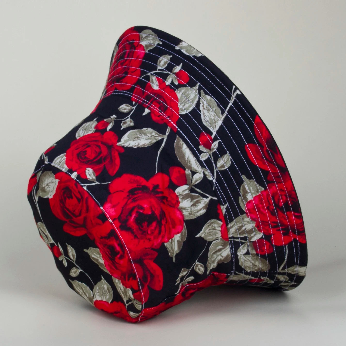 Vintage Rose Fisherman Hat Fashion Art
