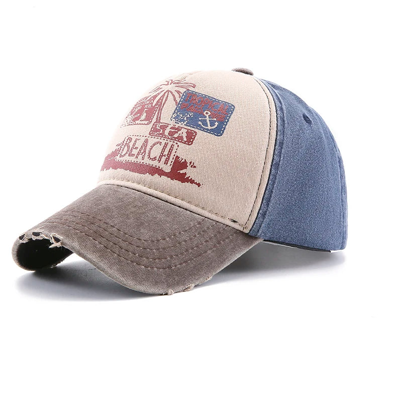American Washed Cotton Baseball Caps Spring