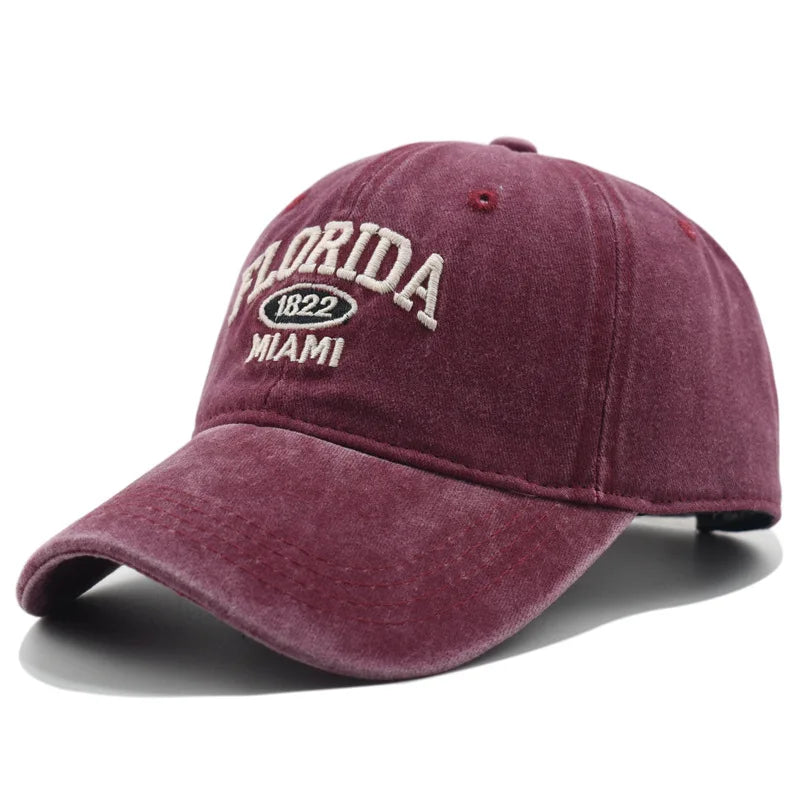 Vintage Washed Cowboy Baseball Cap