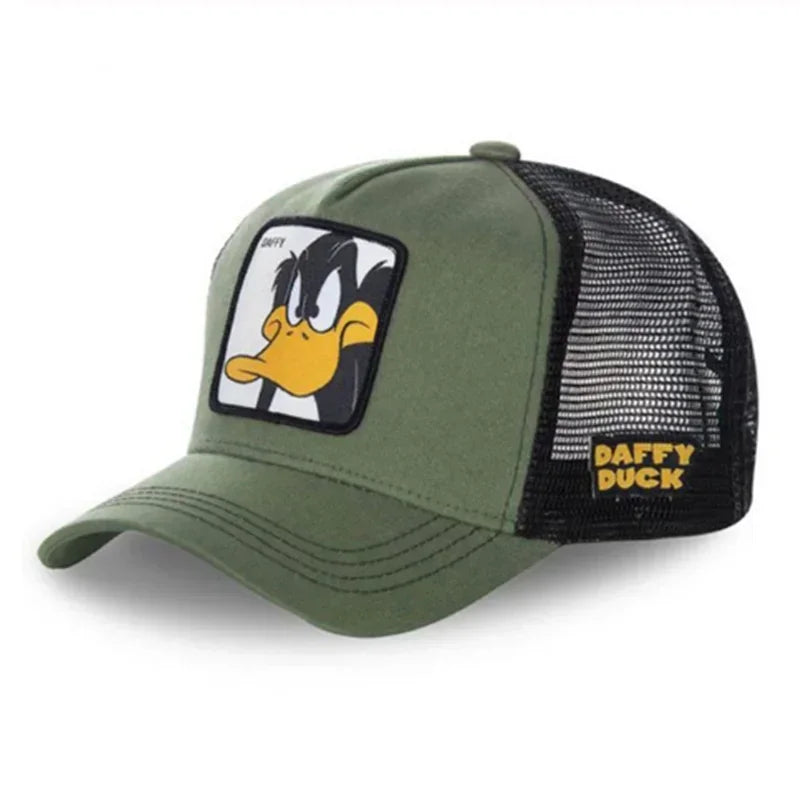 2New High Quality Brand Anime Cartoon Snapback Cotton Baseball Cap Men Women