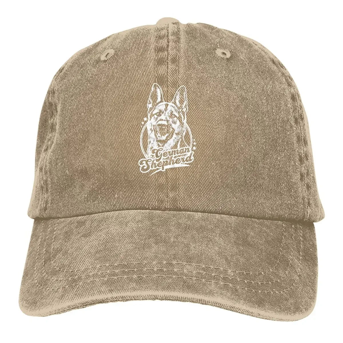 German Shepherd K-9 Washed Baseball Cap