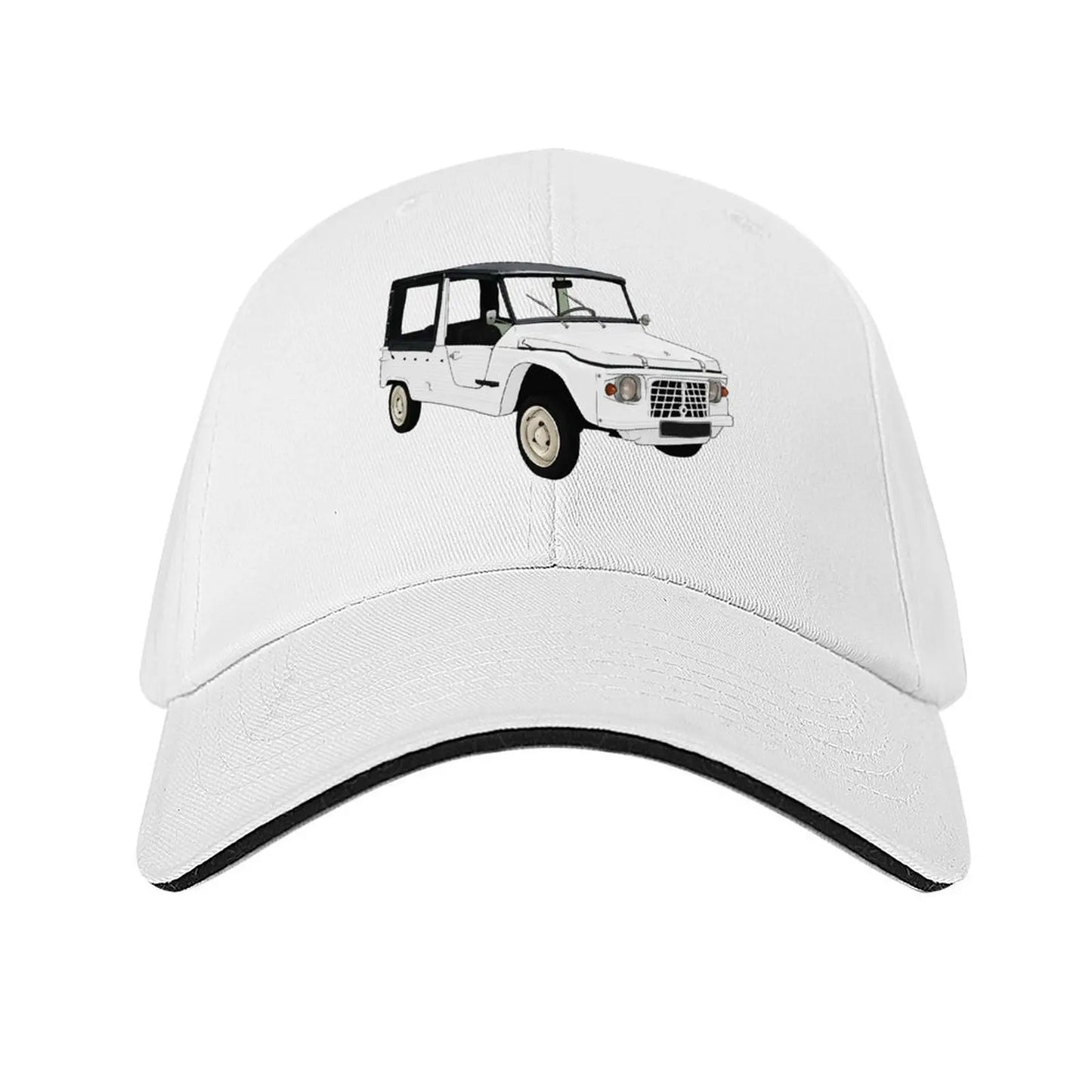 White Mehari 74 Baseball Cap