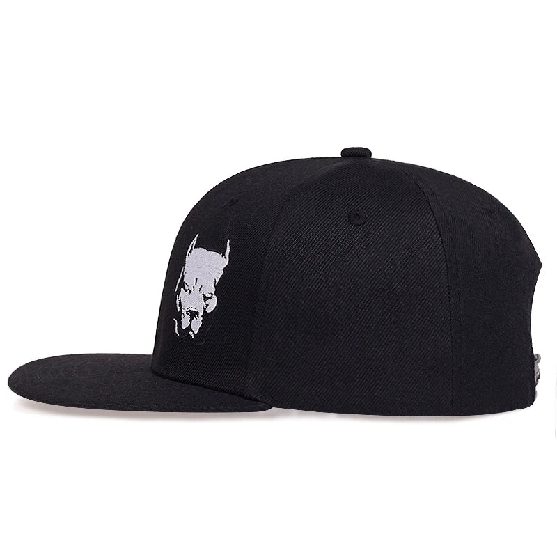 Unisex Dog Head Embroidery Embroidery Hip-hop Hats