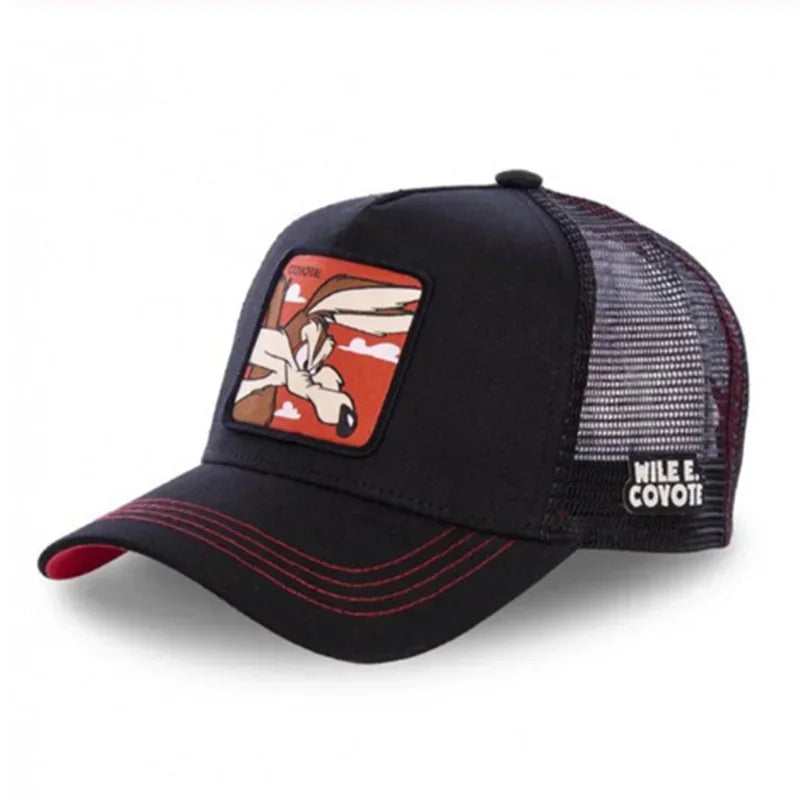 2New High Quality Brand Anime Cartoon Snapback Cotton Baseball Cap Men Women