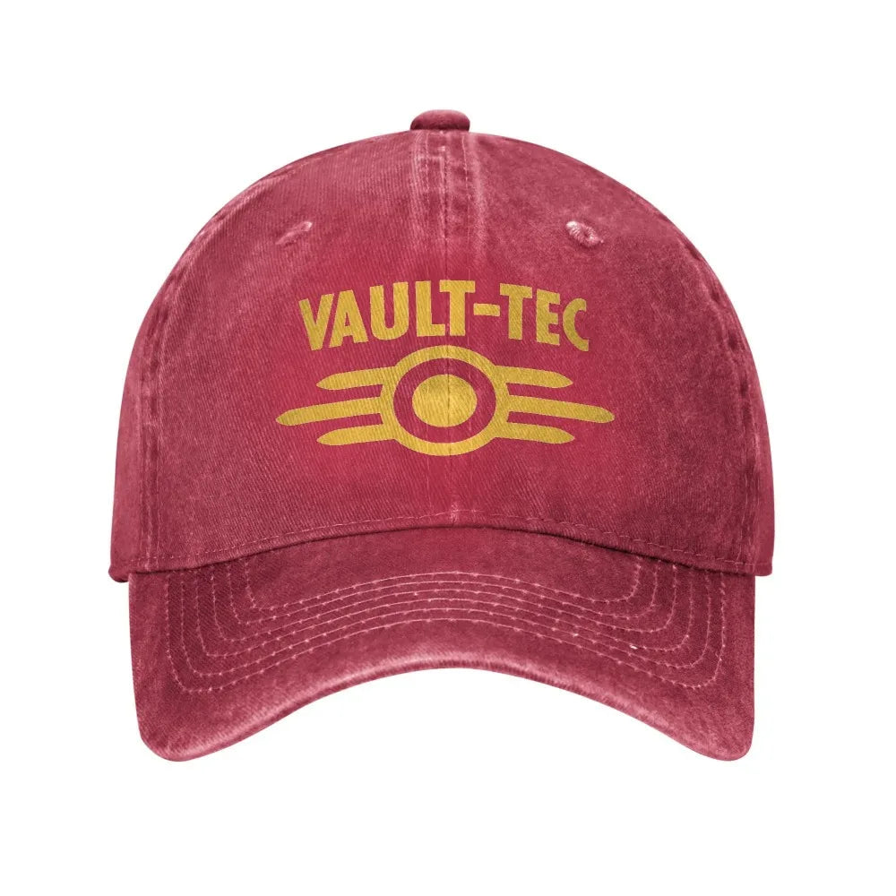 Vault Tec Logo Fallouted Game Sun Baseball Cap