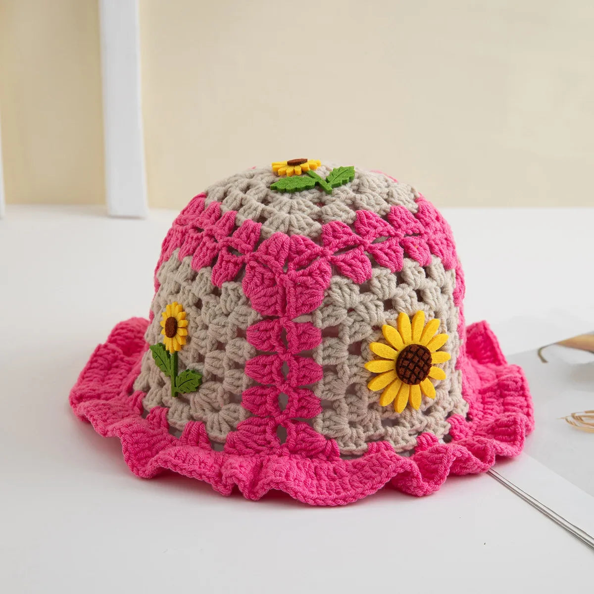 Bohemian Women's Hand-Crocheted Fisherman Hat