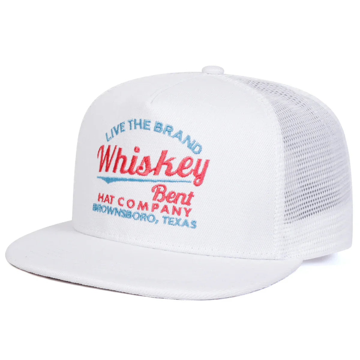Unisex WHISKEY BENT Letter Embroidery Hip-hop Net Hats