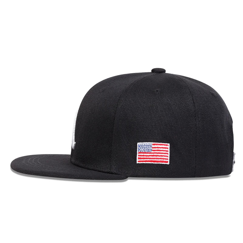 Children Gothic Letter A Embroidery Baseball Caps Hip hop Hats
