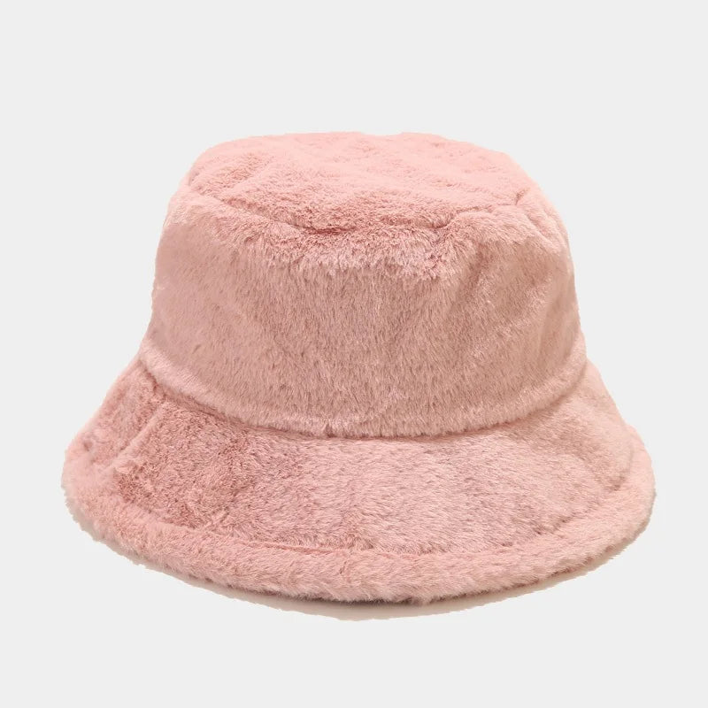 Cozy Faux Fur Bucket Hats