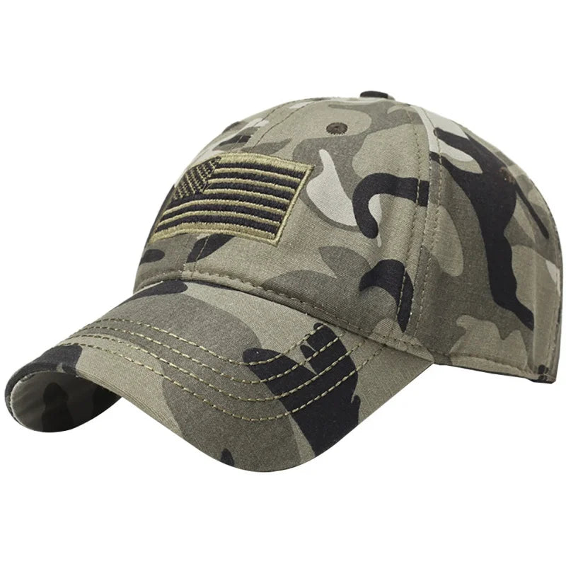 Baseball Cap Adjustable Tactical Summer Sunscreen Hat