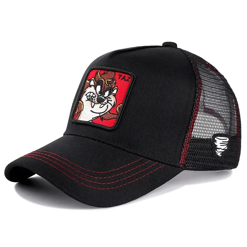 2New High Quality Brand Anime Cartoon Snapback Cotton Baseball Cap Men Women