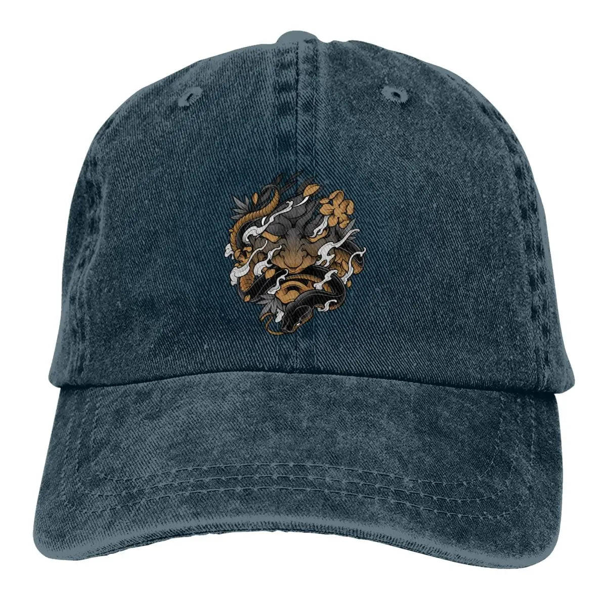 Summer Cap Sun Visor Oni Irezumi Hip Hop Caps Samurai Oni Baseball Cap