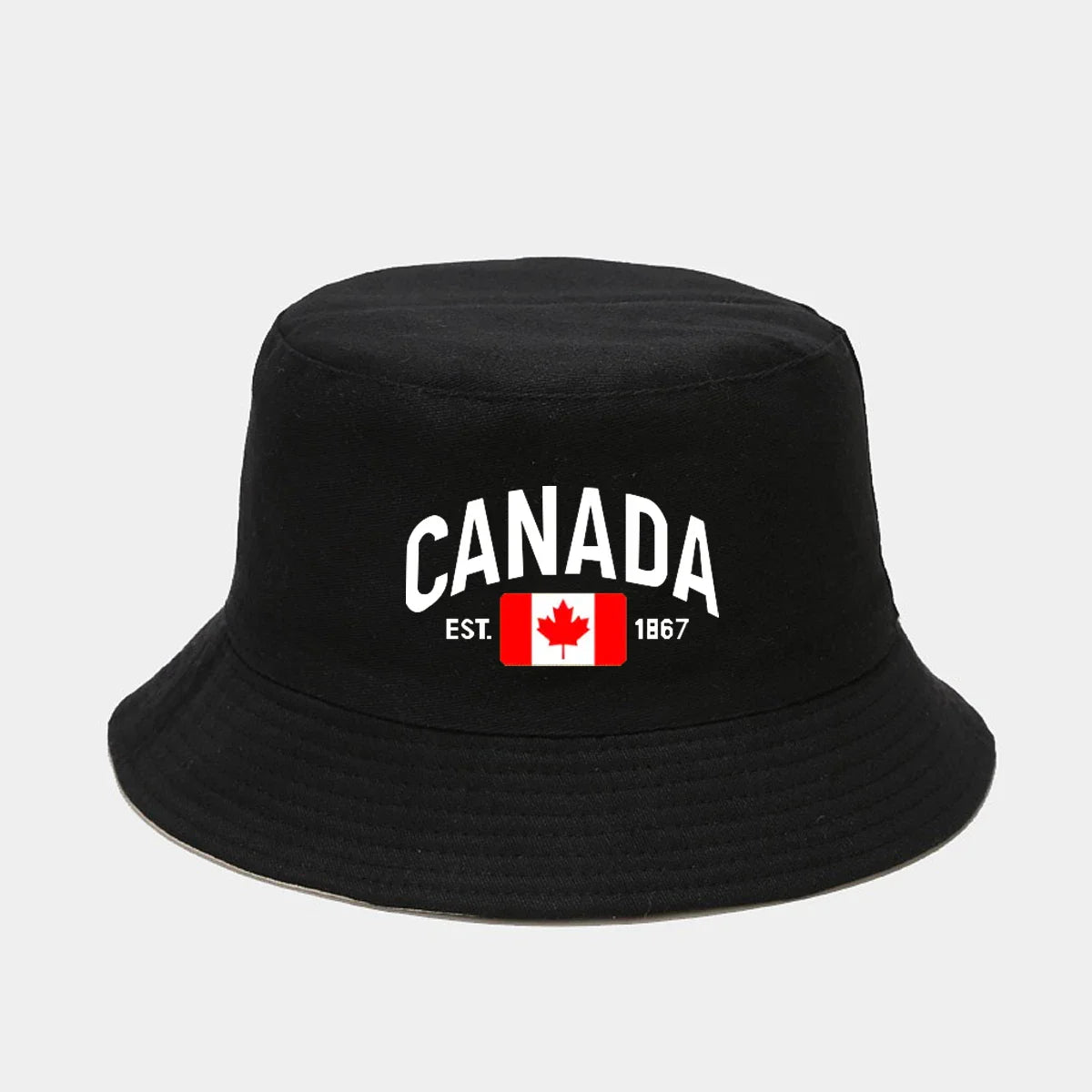 Canada Printed Bucket Hat Breathable