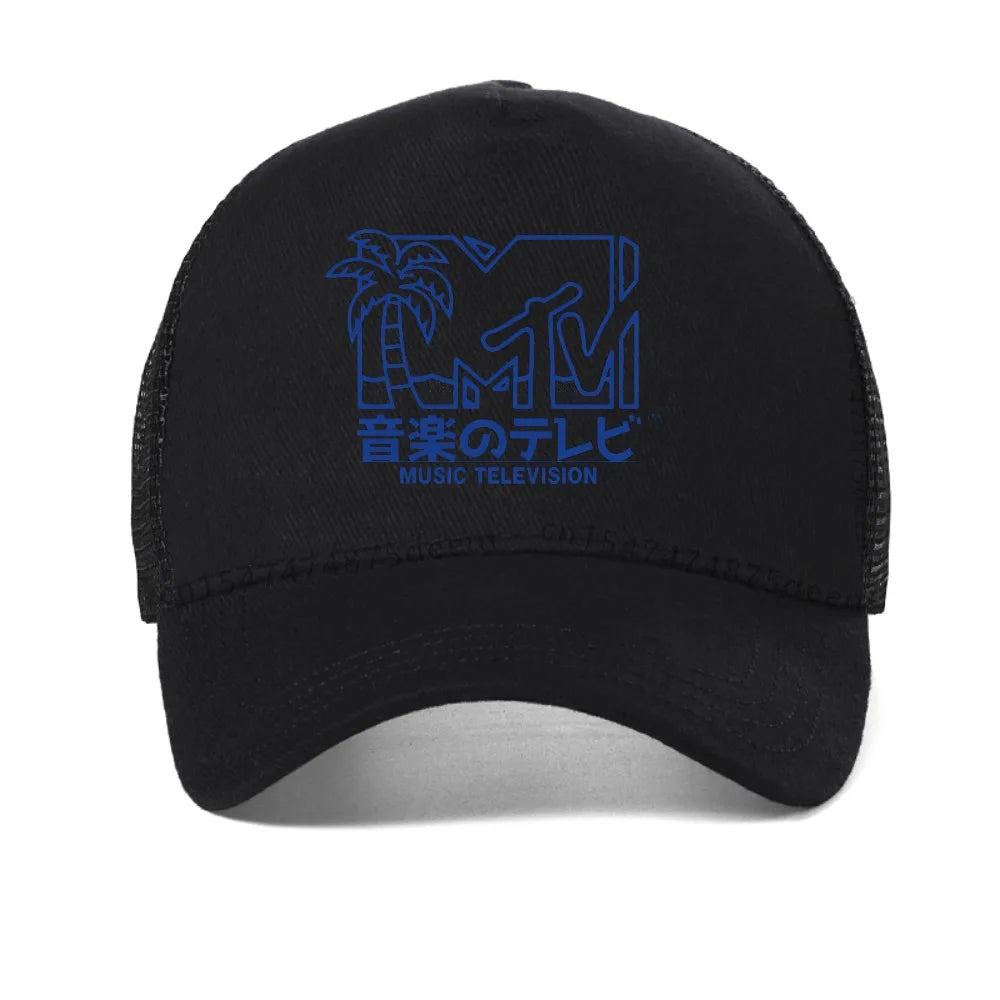 MTV Retro Logo Funny Mesh Baseball Cap