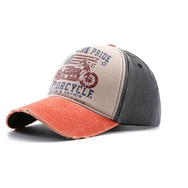 American Washed Cotton Baseball Caps Spring