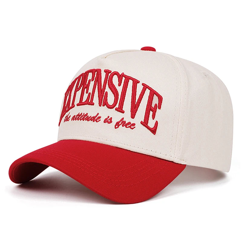Skateboard Hat Letter EXPENSIVE Embroidered Hip Hop Hat Baseball Hat