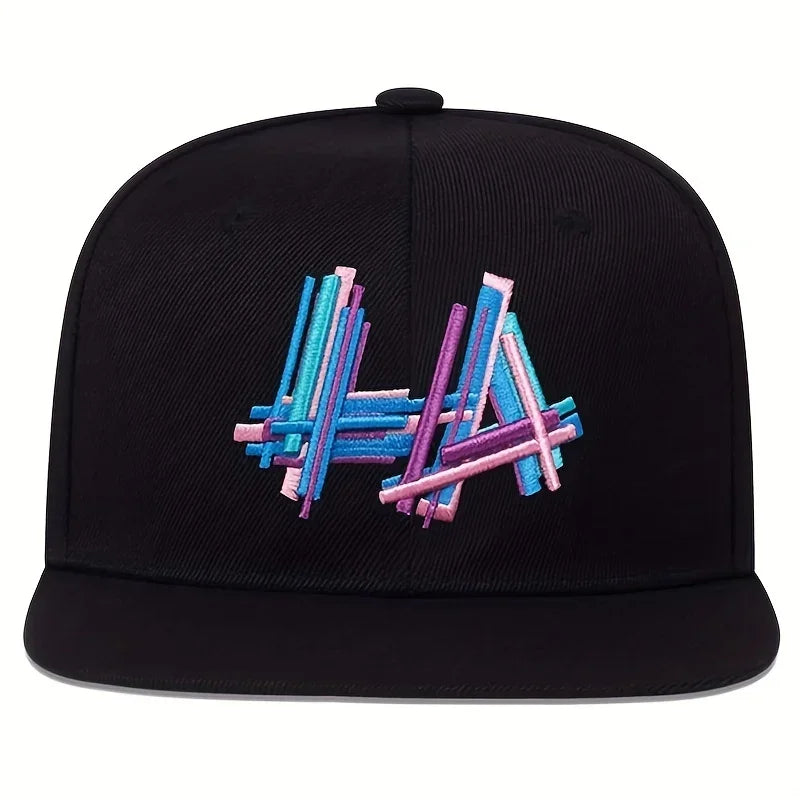 Unisex Letter Embroidery Hip-hop Hats Snapback Cap