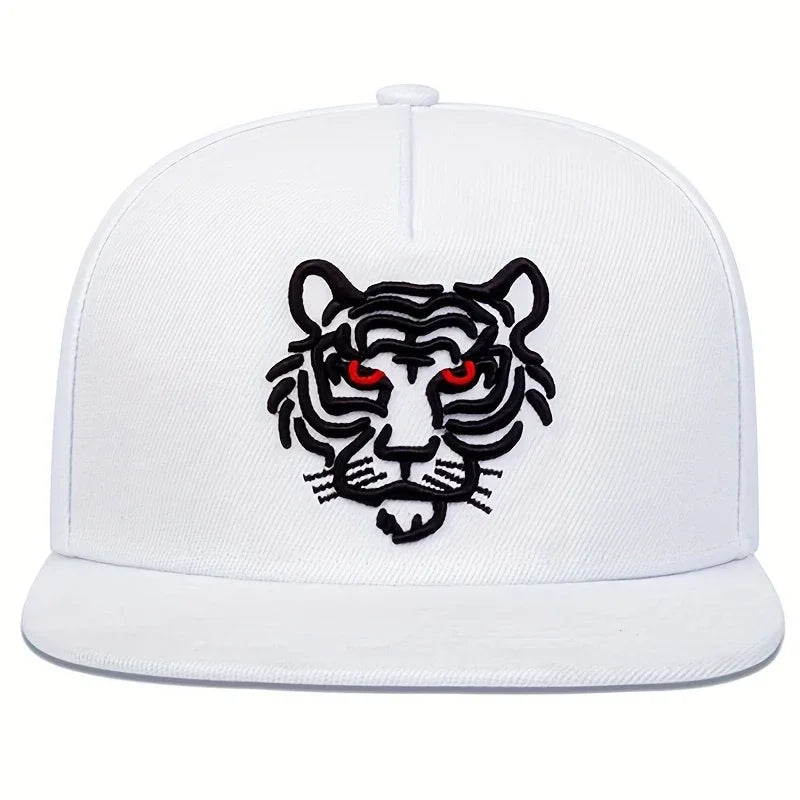Unisex Tiger Embroidery Hip-hop Hats Baseball Caps Snapback Caps
