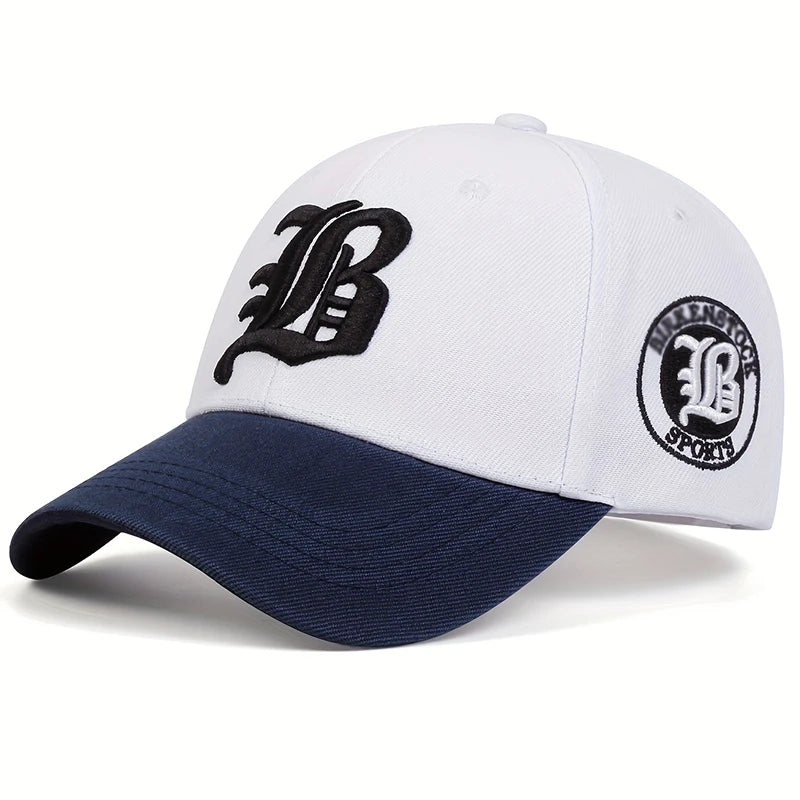 Unisex Gothic Letter Embroidery Baseball Caps